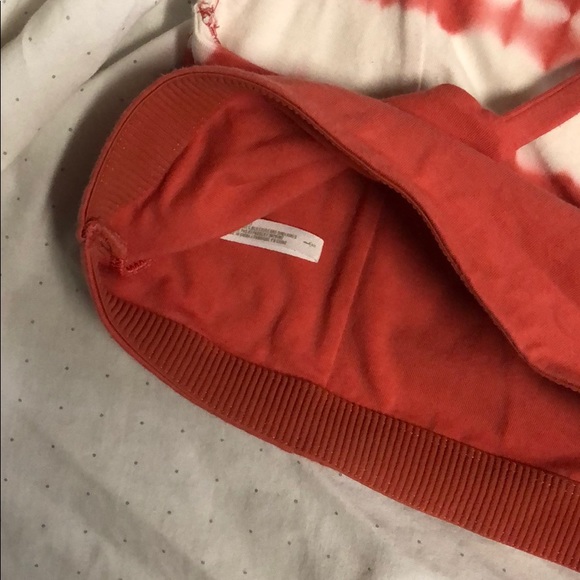 Orange tie dye crop top - Picture 3 of 4